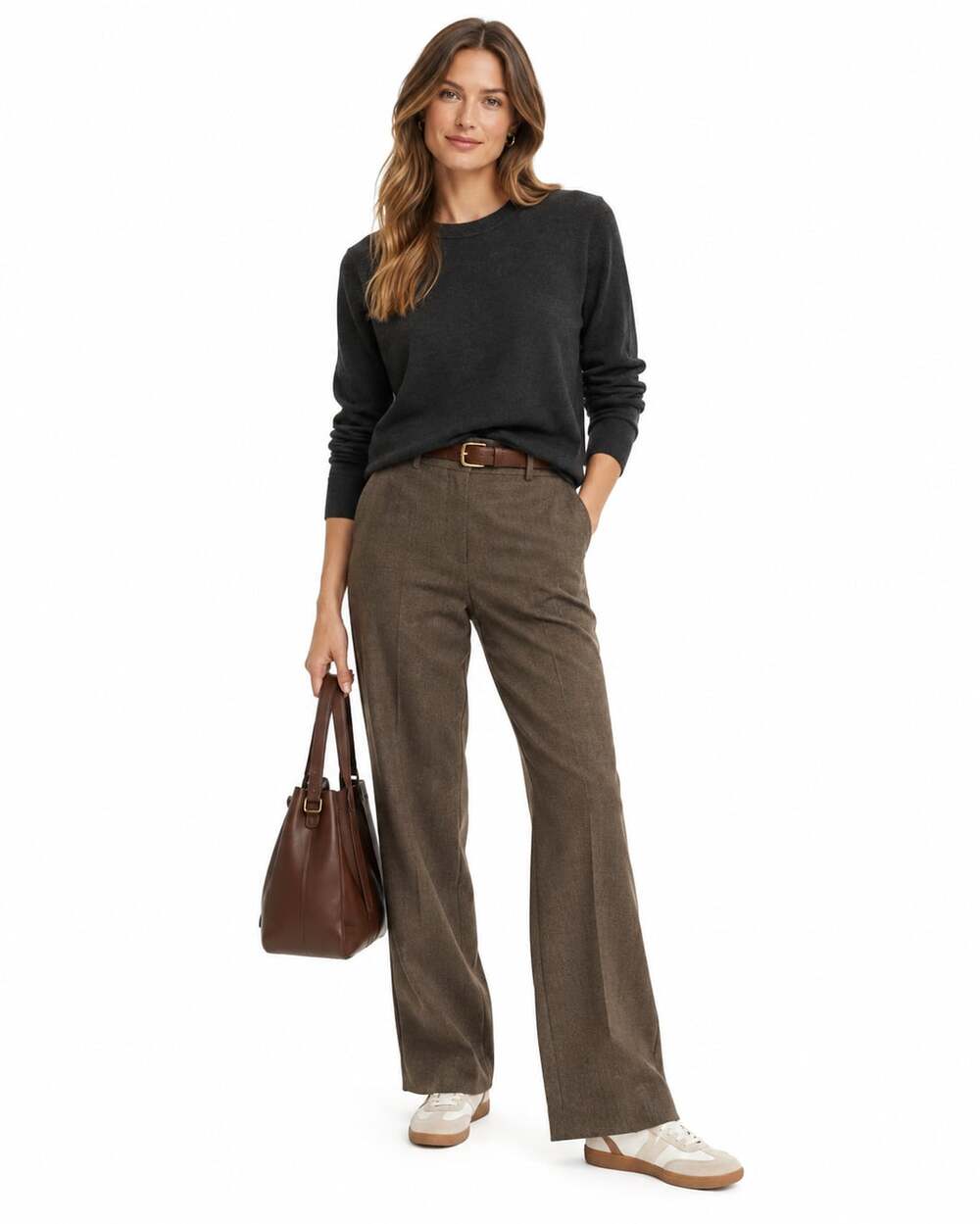 Banana Republic Women's Black 100% Merino Wool Crewneck Sweater (Size S)